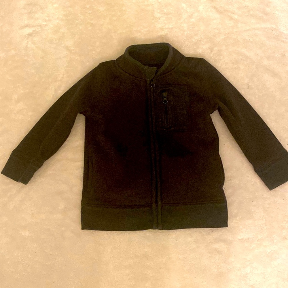 Jumping Beans Dark Gray Zip Up Sweater